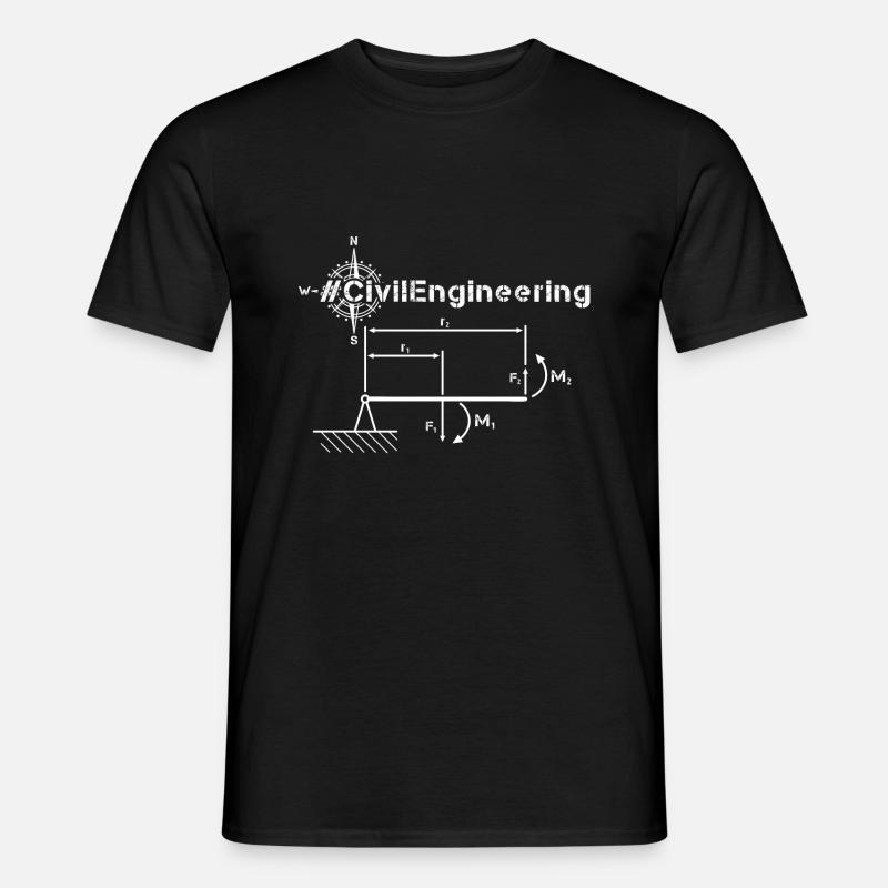 Civil Engineer Structural Engineer - Men’s T-shirt - black