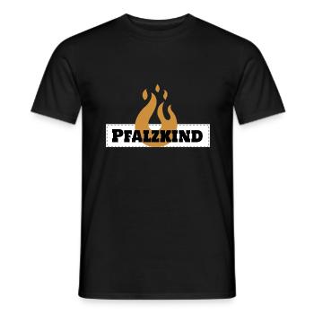 Pfalzkinder Pfalz Pfälzer Rheinland-Pfalz Weinfest - Männer T-Shirt - Schwarz - Vorne - AI Model Male 178 light (178cm)