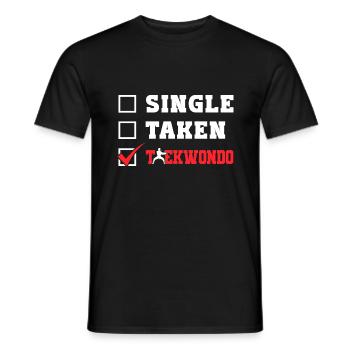 TKD Korean Martial Arts Tae Kwon - Männer T-Shirt - Schwarz - Vorne - AI Model Male 178 light (178cm)