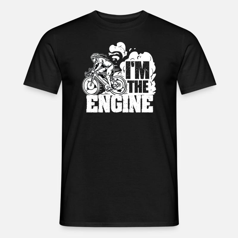 I'm the engine - Men's T-shirt - black