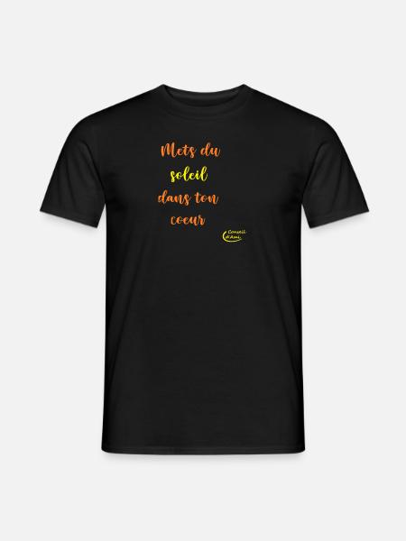 Mets du soleil - T-shirt homme - noir