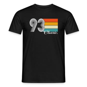 1993 Limited Edition,1993 Classic Birthday Gif - Men's T-Shirt - black - Front - AI Model Male 178 light (178cm)