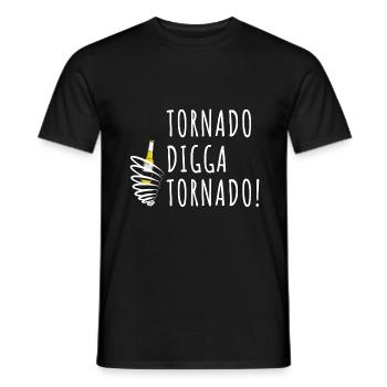 Tornado entzünden Mallorca Bier - Männer T-Shirt - Schwarz - Vorne - AI Model Male 178 light (178cm)