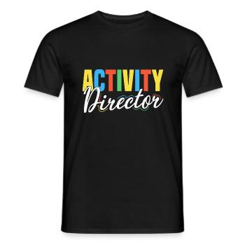 Activity Director Appreciation - Männer T-Shirt - Schwarz - Vorne - AI Model Male 178 light (178cm)