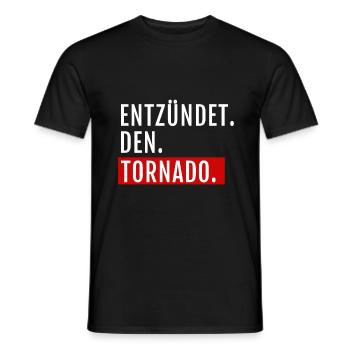 Tornado entzünden Mallorca Bier - Männer T-Shirt - Schwarz - Vorne - AI Model Male 178 light (178cm)