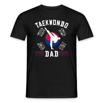 TKD Korean Martial Arts Tae Kwon - Männer T-Shirt - Schwarz - Vorne - AI Model Male 178 light (178cm)