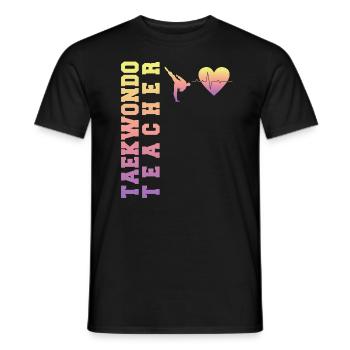 TKD Korean Martial Arts Tae Kwon - Männer T-Shirt - Schwarz - Vorne - AI Model Male 178 light (178cm)
