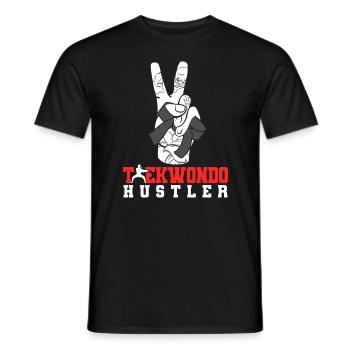 TKD Korean Martial Arts Tae Kwon - Männer T-Shirt - Schwarz - Vorne - AI Model Male 178 light (178cm)