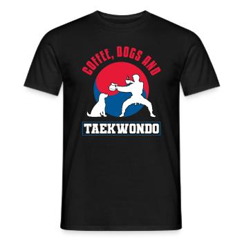TKD Korean Martial Arts Tae Kwon - Männer T-Shirt - Schwarz - Vorne - AI Model Male 178 light (178cm)
