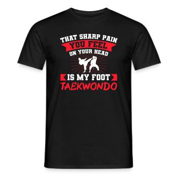 TKD Korean Martial Arts Tae Kwon - Männer T-Shirt - Schwarz - Vorne - AI Model Male 178 light (178cm)