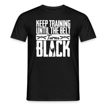 TKD Korean Martial Arts Tae Kwon - Männer T-Shirt - Schwarz - Vorne - AI Model Male 178 light (178cm)