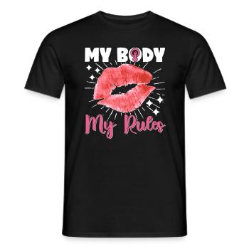 Feminist Womens Rights Female - Männer T-Shirt - Schwarz - Vorne - AI Model Male 178 light (178cm)
