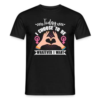 Feminist Womens Rights Female - Männer T-Shirt - Schwarz - Vorne - AI Model Male 178 light (178cm)