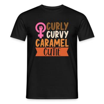 Feminist Women's Rights Female - Men's T-Shirt - black - Front - AI Model Male 178 light (178cm)