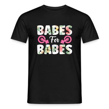 Feminist Women's Rights Female - Men's T-Shirt - black - Front - AI Model Male 178 light (178cm)