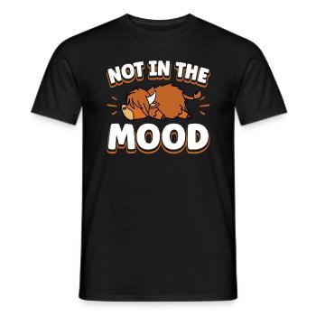 Scottish Highland Cattle Cow - Männer T-Shirt - Schwarz - Vorne - AI Model Male 178 light (178cm)