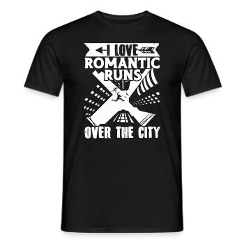 Parkour Freerunning Traceur - Männer T-Shirt - Schwarz - Vorne - AI Model Male 178 light (178cm)