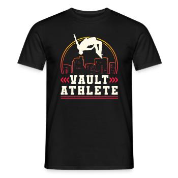 Parkour Freerunning Traceur - Männer T-Shirt - Schwarz - Vorne - AI Model Male 178 light (178cm)