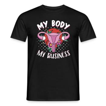 Feminist Women's Rights Female - Männer T-Shirt - Schwarz - Vorne - AI Model Male 178 light (178cm)