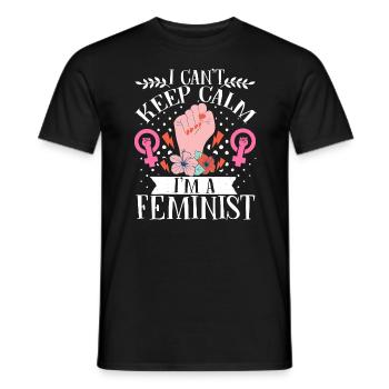 Female Women's Rights Female - Männer T-Shirt - Schwarz - Vorne - AI Model Male 178 light (178cm)