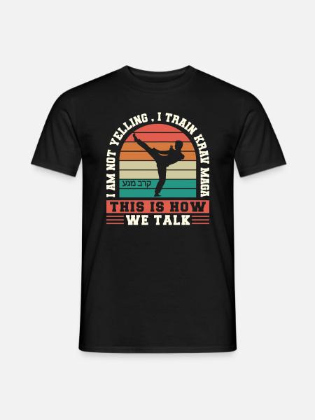Krav Maga Apparel Israeli Self - Men's T-Shirt - black