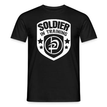 Krav Maga Apparel Israeli Self - Männer T-Shirt - Schwarz - Vorne - AI Model Male 178 light (178cm)