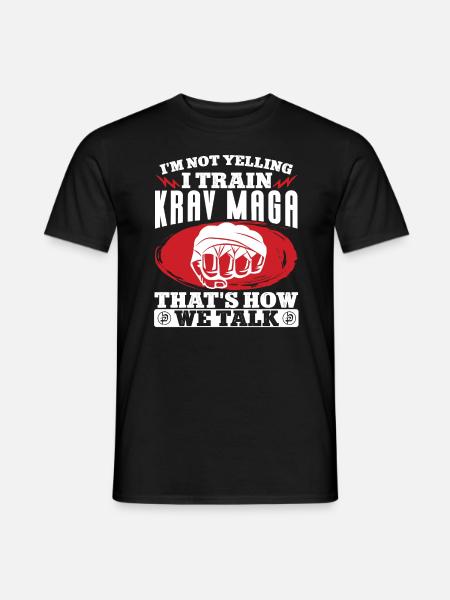 Krav Maga Apparel Israeli Self - Men's T-Shirt - black