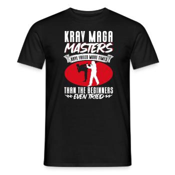 Krav Maga Apparel Israélien Self - T-shirt homme - noir - Devant - AI Model Male 178 light (178cm)