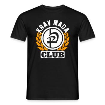 Krav Maga Apparel Israeli Self - Men's T-Shirt - black - Front - AI Model Male 178 light (178cm)