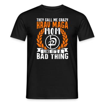 Krav Maga Apparel Israélien Self - T-shirt homme - noir - Devant - AI Model Male 178 light (178cm)