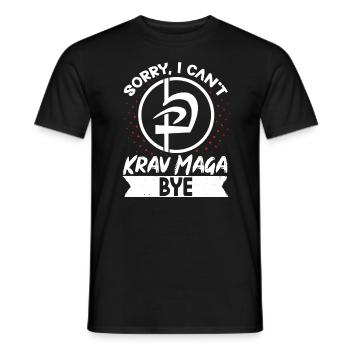 Krav Maga Apparel Israeli Self - Men's T-Shirt - black - Front - AI Model Male 178 light (178cm)