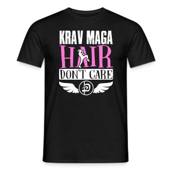 Krav Maga Apparel Israeli Self - Men's T-Shirt - black - Front - AI Model Male 178 light (178cm)