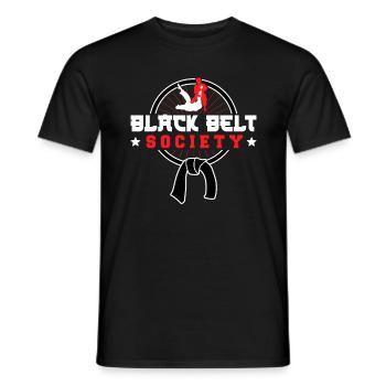 Brazilian Jiu Jitsu MMA Bjj Hugger - Männer T-Shirt - Schwarz - Vorne - AI Model Male 178 light (178cm)