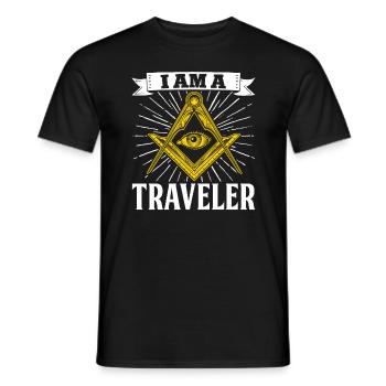 Masonic Freemasonry Fraternal - Männer T-Shirt - Schwarz - Vorne - AI Model Male 178 light (178cm)