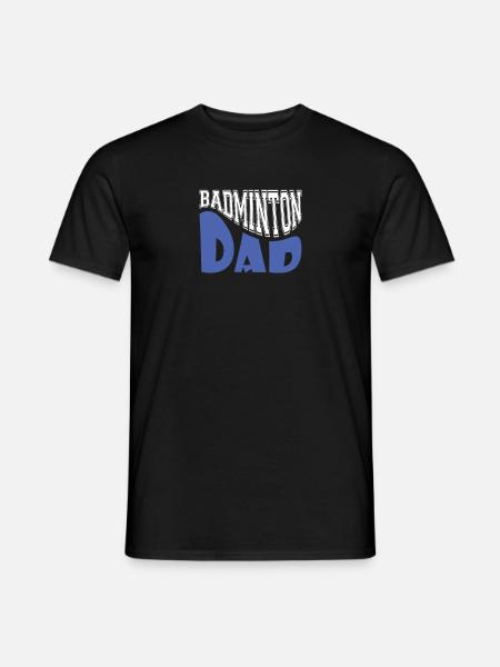 badminton dad - Men's T-Shirt - black
