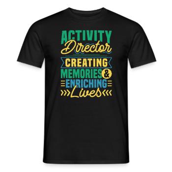 Activity Director Appreciation - Männer T-Shirt - Schwarz - Vorne - AI Model Male 178 light (178cm)
