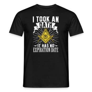 Masonic Freemasonry Fraternal - Männer T-Shirt - Schwarz - Vorne - AI Model Male 178 light (178cm)