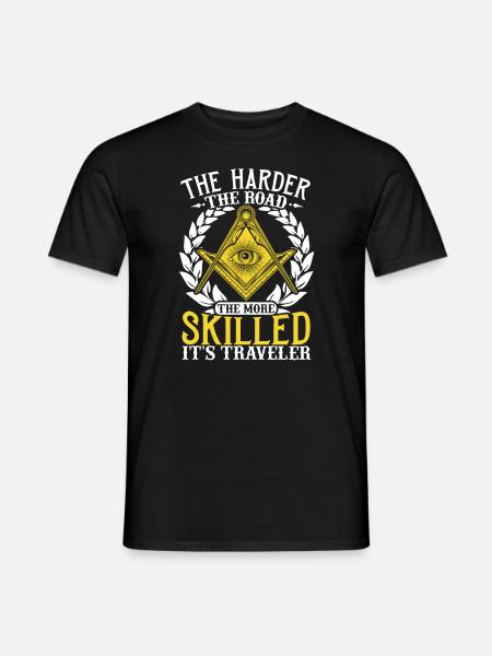 Masonic Freemasonry Fraternal - Männer T-Shirt - Schwarz