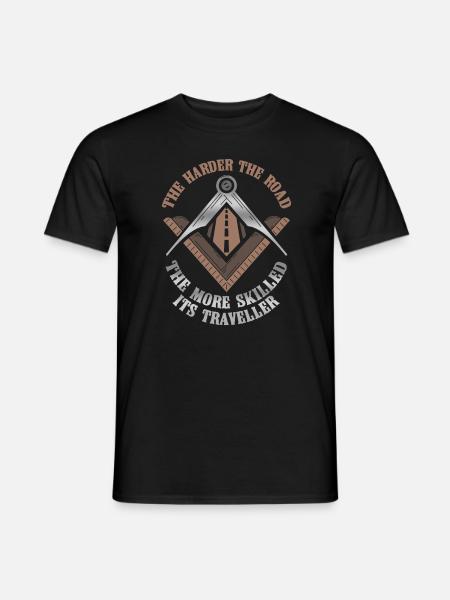 Masonic Freemasonry Fraternal - Männer T-Shirt - Schwarz