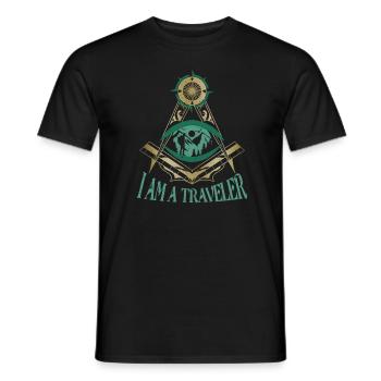 Masonic Freemasonry Fraternal - Männer T-Shirt - Schwarz - Vorne - AI Model Male 178 light (178cm)