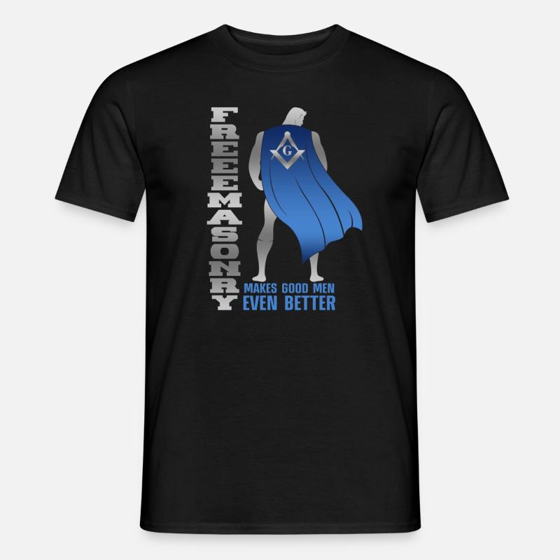 Masonic Freemasonry Fraternal - Männer T-Shirt - Schwarz