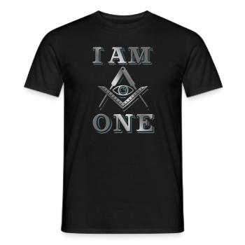 Masonic Freemasonry Fraternal - Männer T-Shirt - Schwarz - Vorne - AI Model Male 178 light (178cm)
