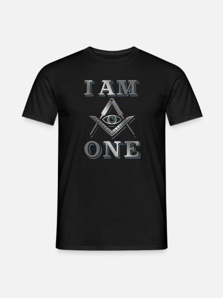 Masonic Freemasonry Fraternal - Männer T-Shirt - Schwarz