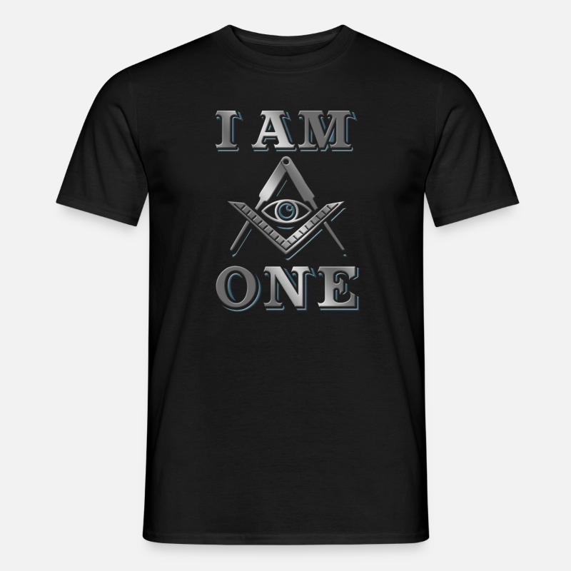 Masonic Freemasonry Fraternal - Männer T-Shirt - Schwarz