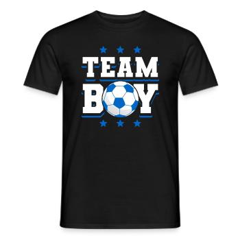 Gender Reveal Babyboy Baby Shower - Männer T-Shirt - Schwarz - Vorne - AI Model Male 178 light (178cm)