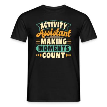 Awesome Activity Director - Männer T-Shirt - Schwarz - Vorne - AI Model Male 178 light (178cm)