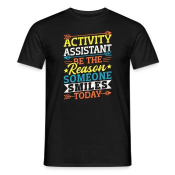Activity Assistant Appreciation - Männer T-Shirt - Schwarz - Vorne - AI Model Male 178 light (178cm)