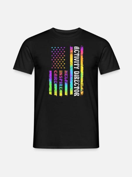 Flag Activity Director Help - Männer T-Shirt - Schwarz