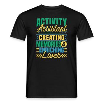 Activity Assistant Appreciation - Männer T-Shirt - Schwarz - Vorne - AI Model Male 178 light (178cm)