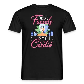 Skincare Esthetician Skin - Männer T-Shirt - Schwarz - Vorne - AI Model Male 178 light (178cm)